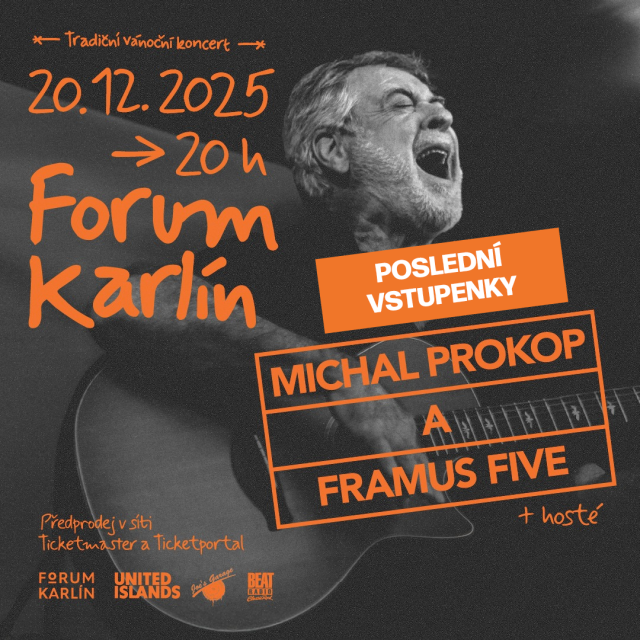 Poslední vstupenky do Fóra Karlín